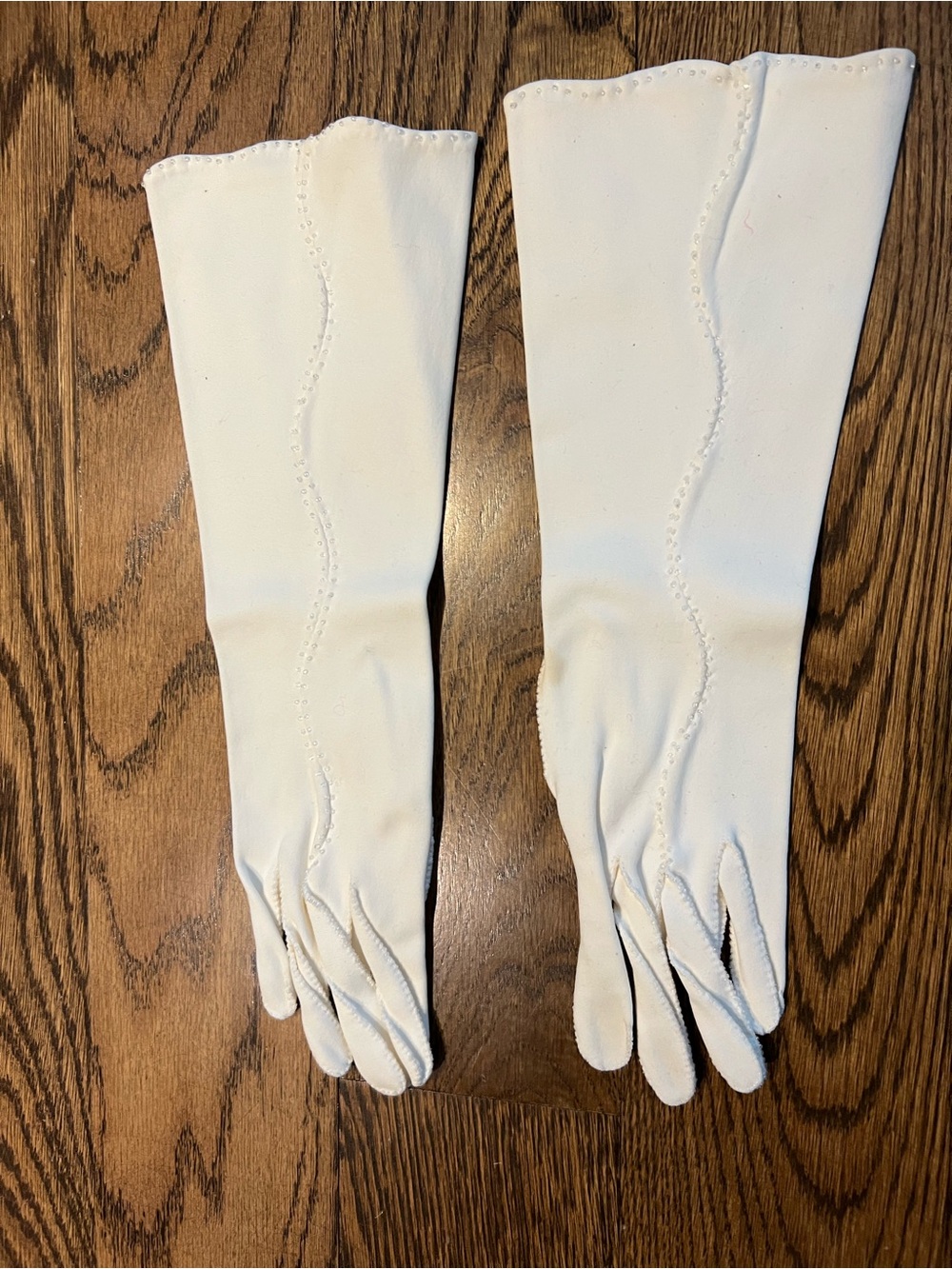Classic White Women's Long Dress Gloves